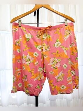 Disney Women’s Tinker Bell Drawstring Pajama  Shorts Size Extra Large